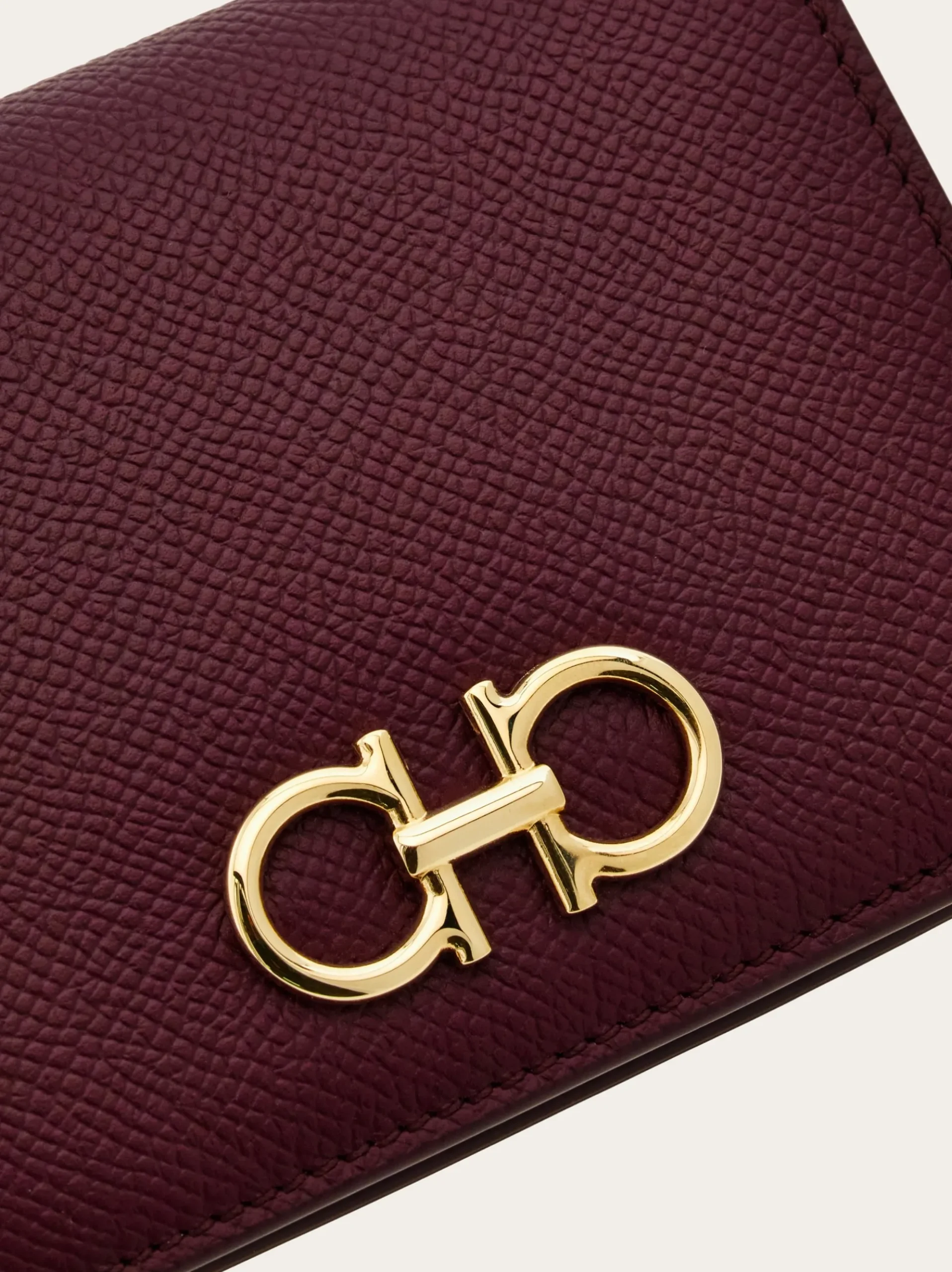 Gancini compact wallet - Women