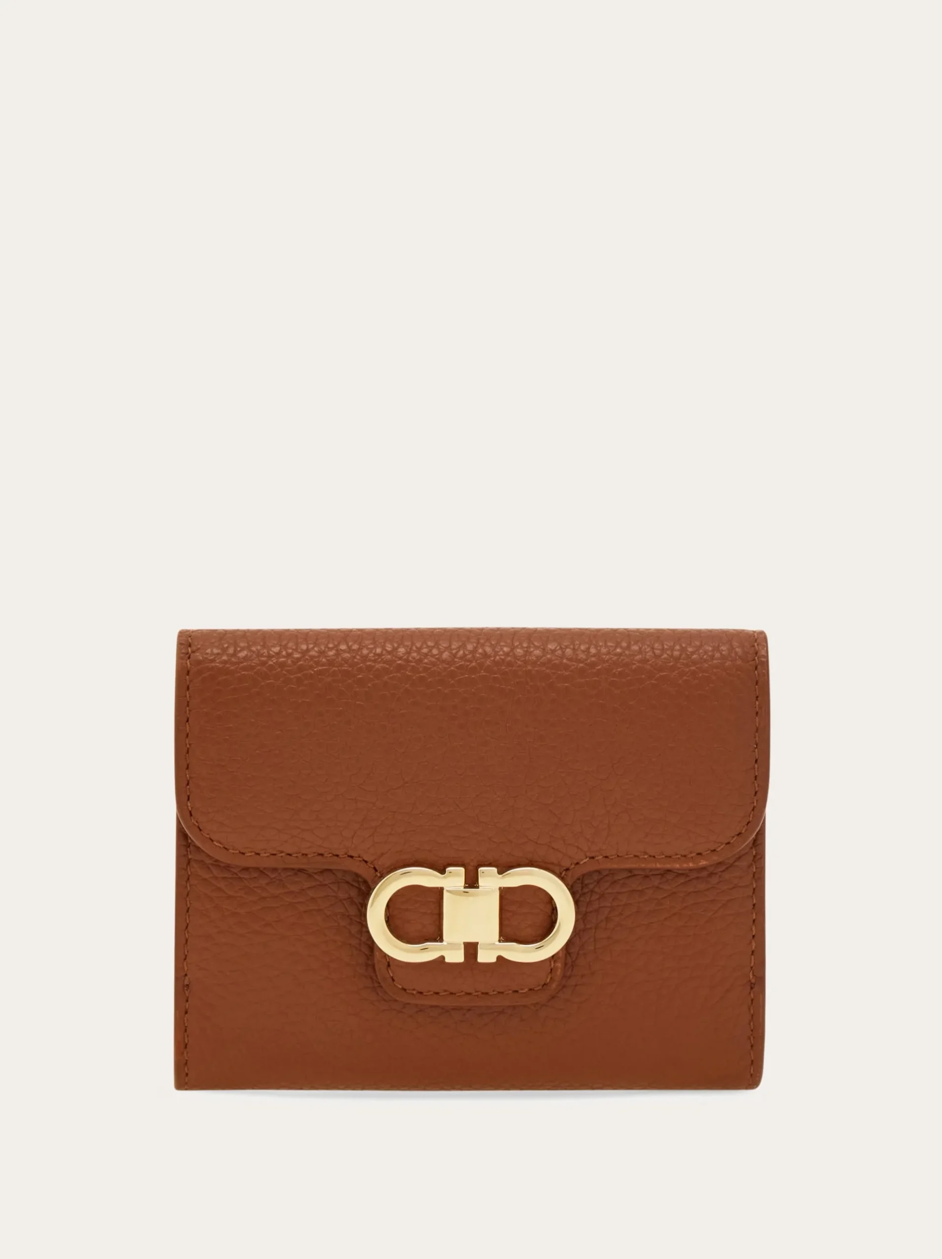 Gancini compact wallet - Women