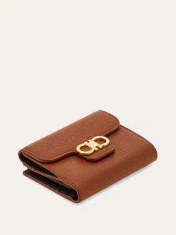 Gancini compact wallet - Women