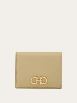 Gancini compact wallet - Women