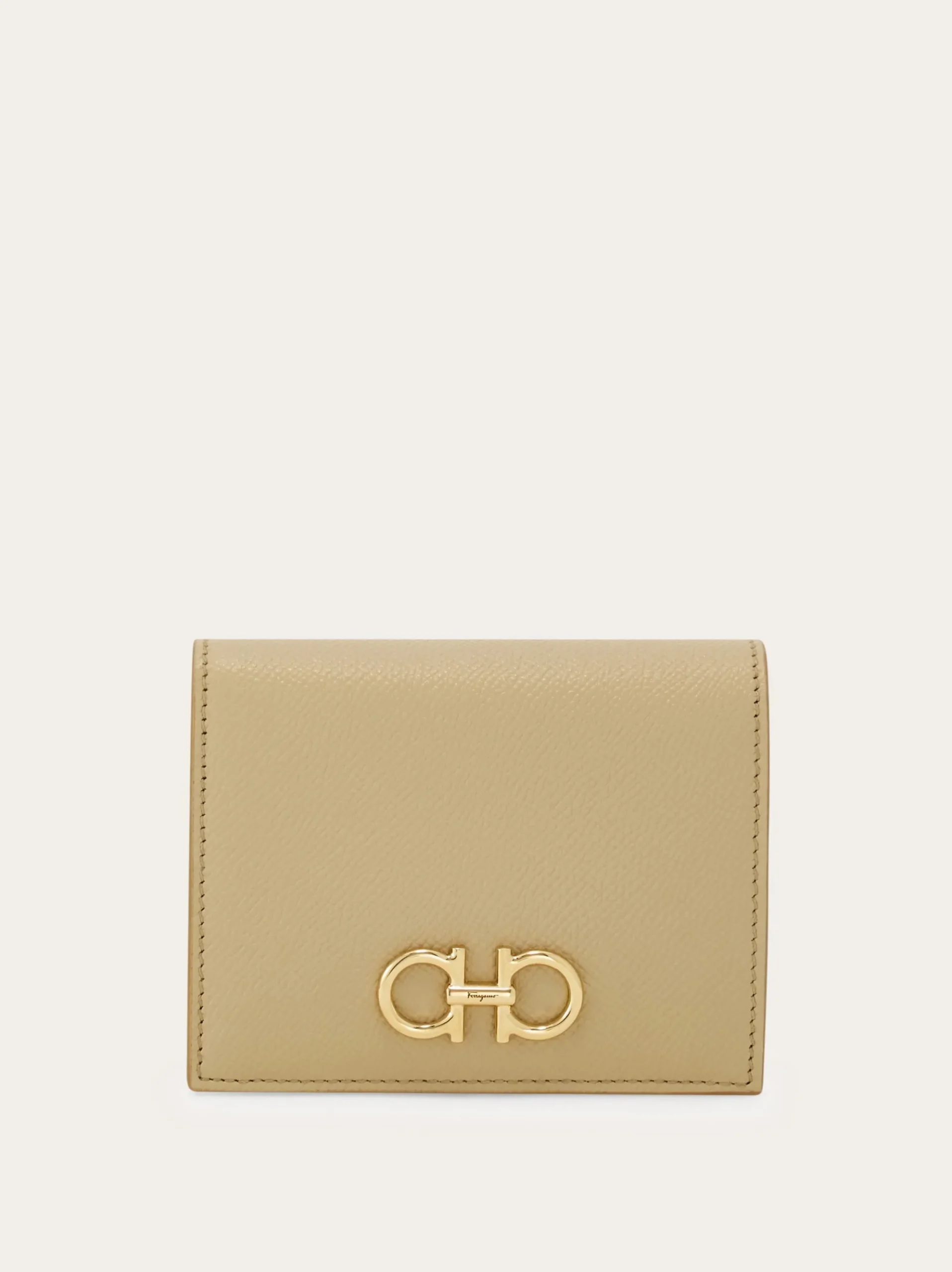 Gancini compact wallet - Women
