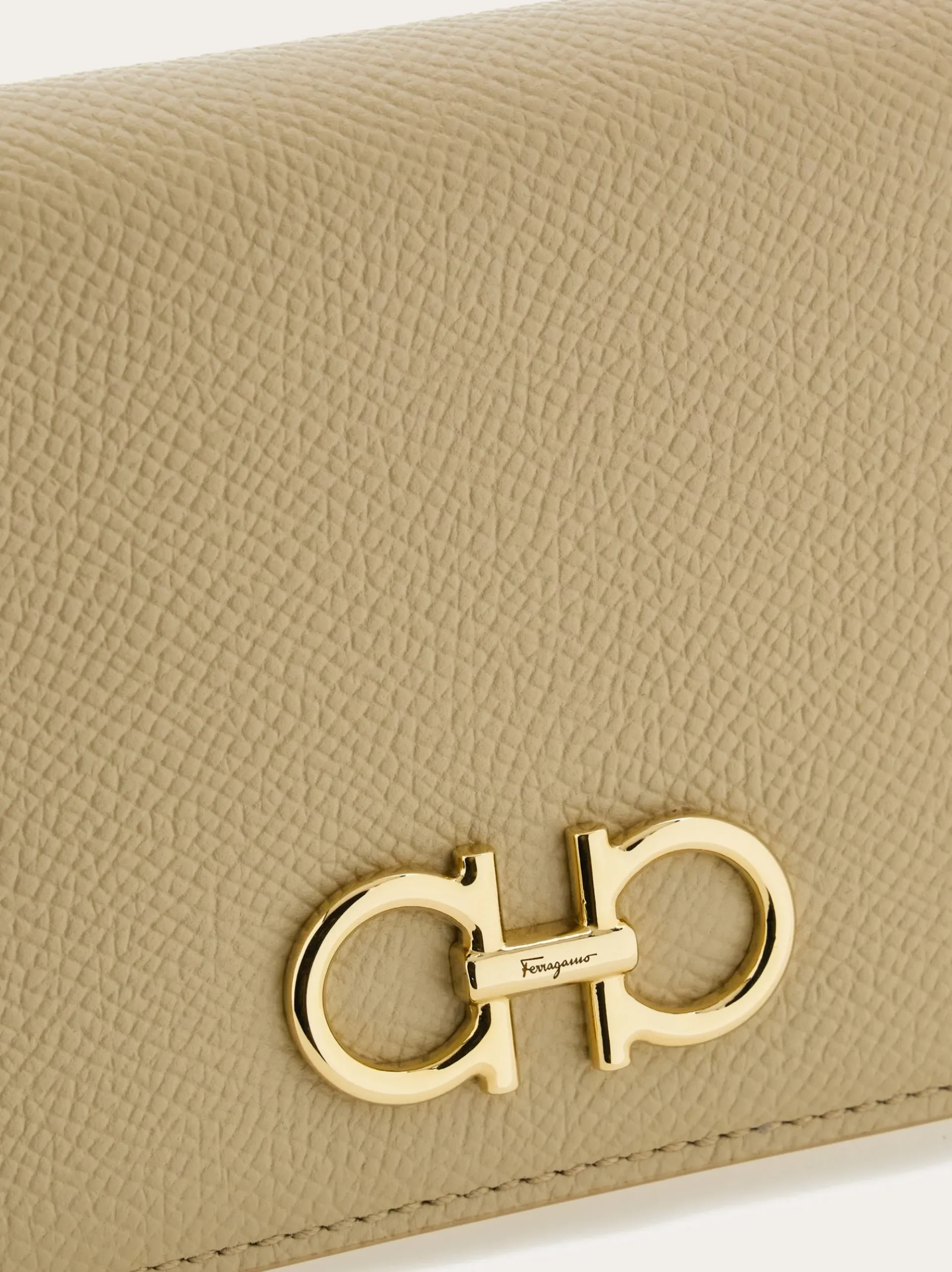 Gancini compact wallet - Women