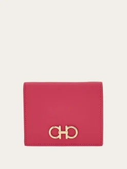 Gancini compact wallet - Women