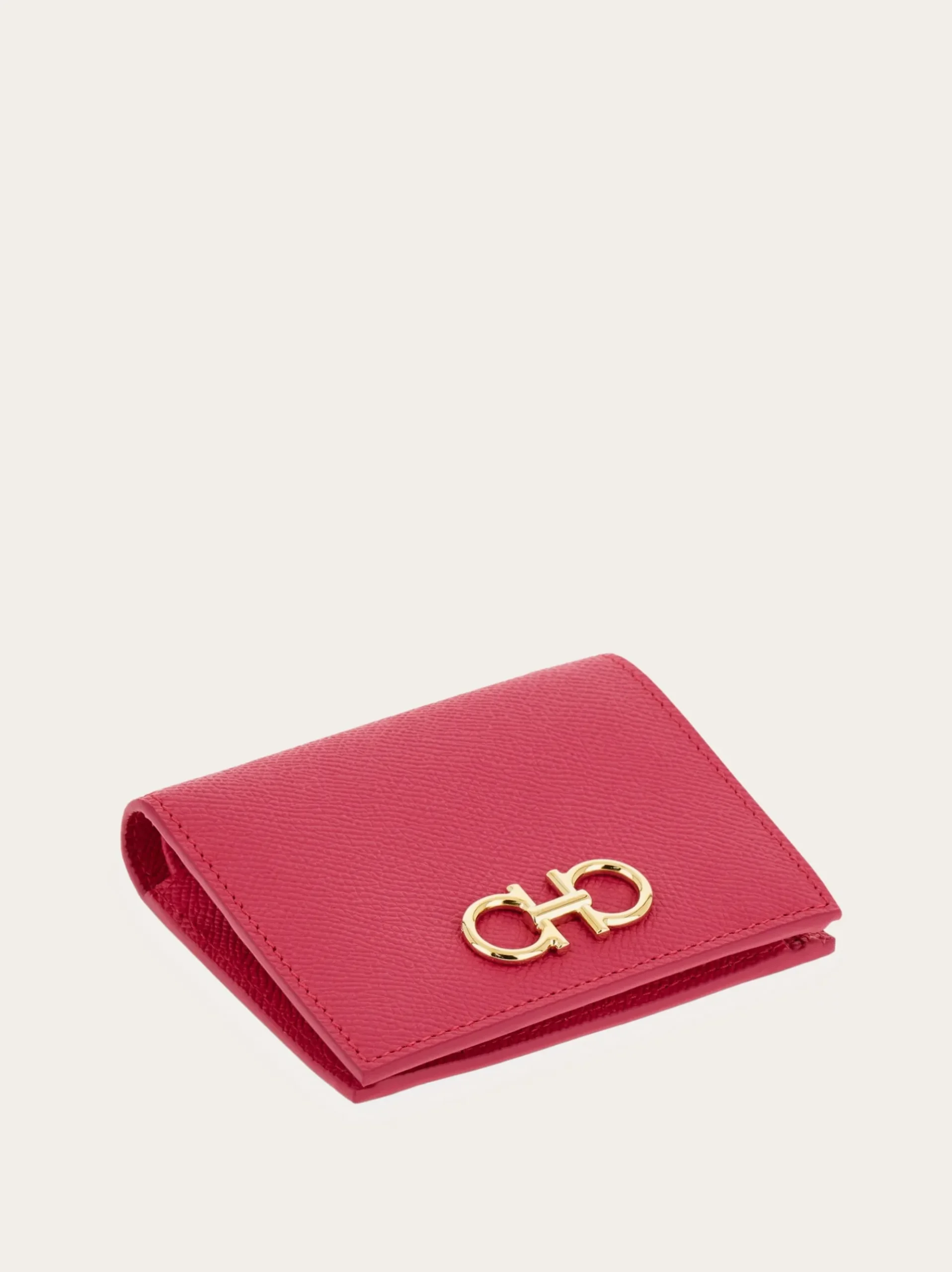 Gancini compact wallet - Women