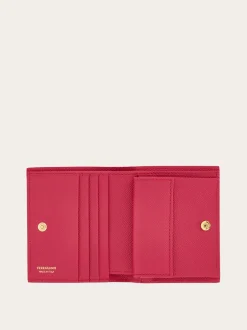 Gancini compact wallet - Women