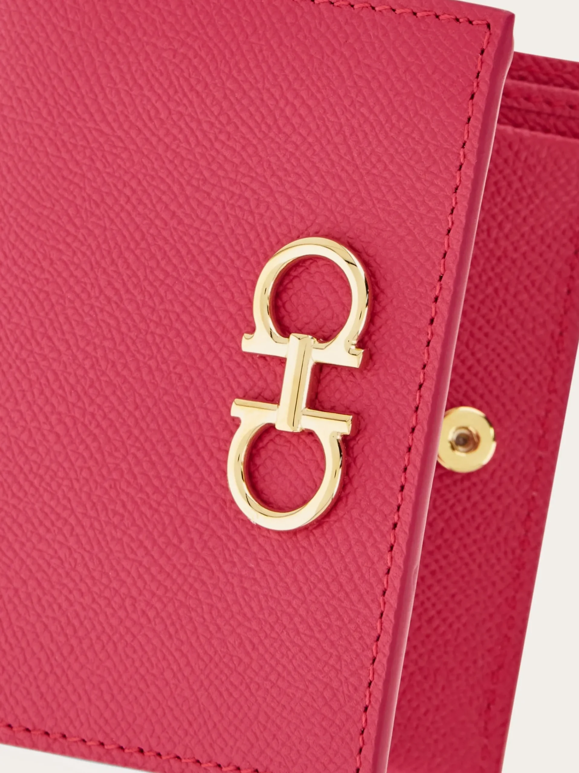 Gancini compact wallet - Women
