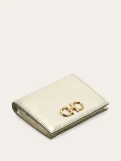 Gancini compact wallet - Women