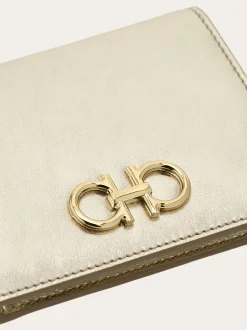 Gancini compact wallet - Women