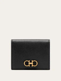 Gancini compact wallet - Women
