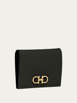 Gancini compact wallet - Women