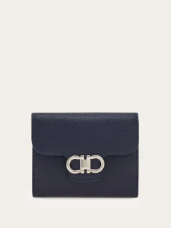Gancini compact wallet - Women