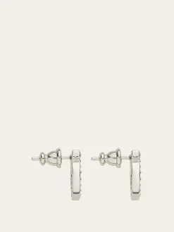 Gancini crystals earrings (L) - Women