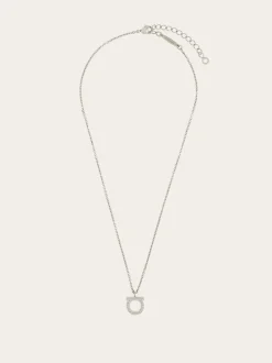 Gancini crystals necklace (S) - Women