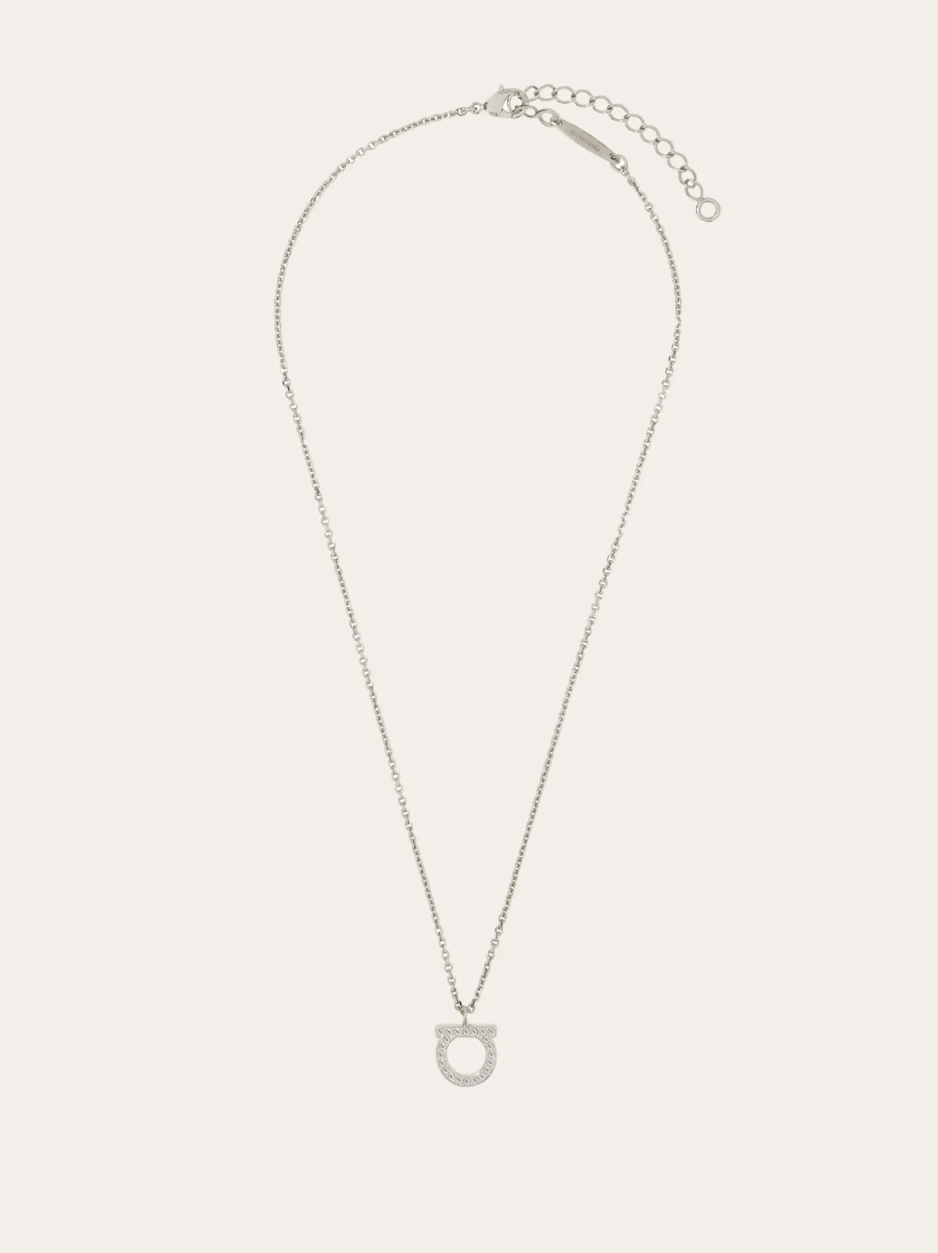 Gancini crystals necklace (S) - Women