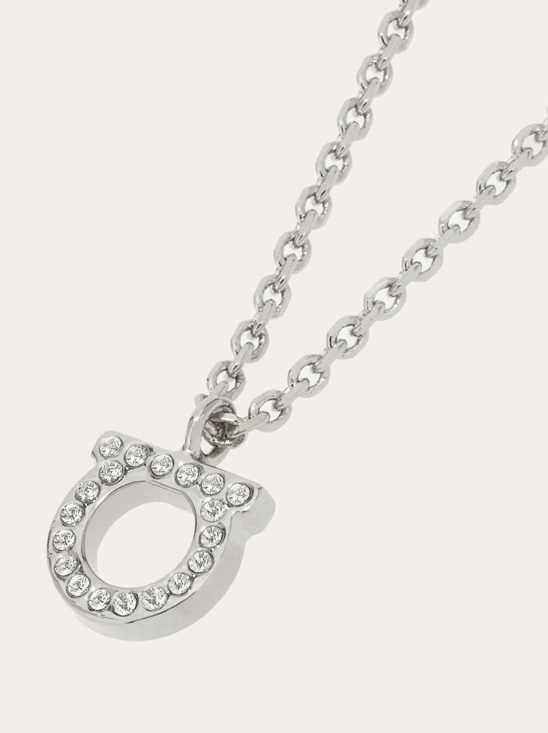 Gancini crystals necklace (S) - Women