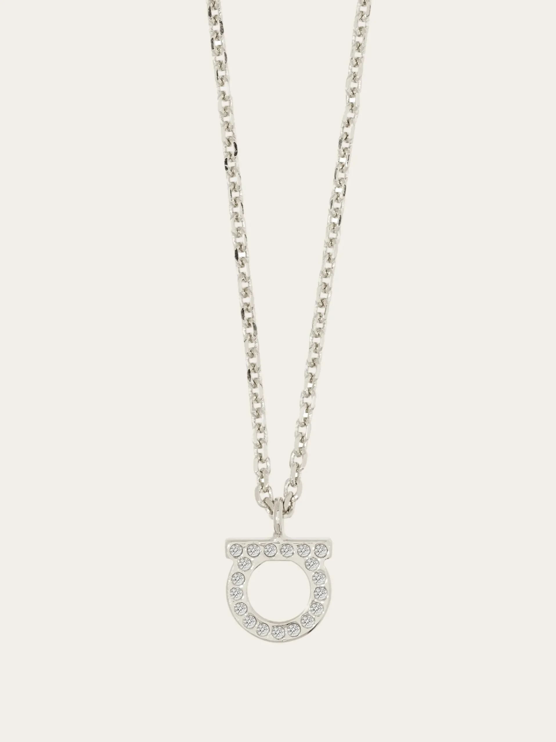Gancini crystals necklace (S) - Women