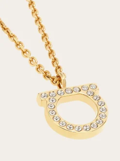 Gancini crystals necklace (L) - Women