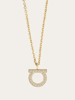 Gancini crystals necklace (L) - Women
