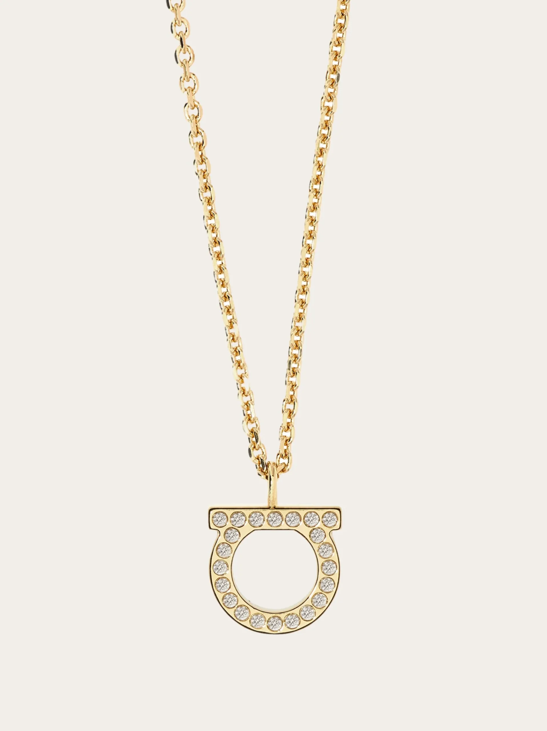 Gancini crystals necklace (L) - Women