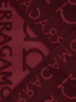 Gancini jacquard scarf - Women