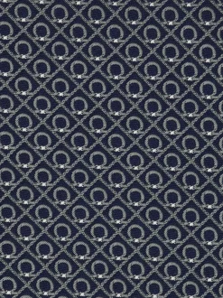 Gancini jacquard silk tie - Men