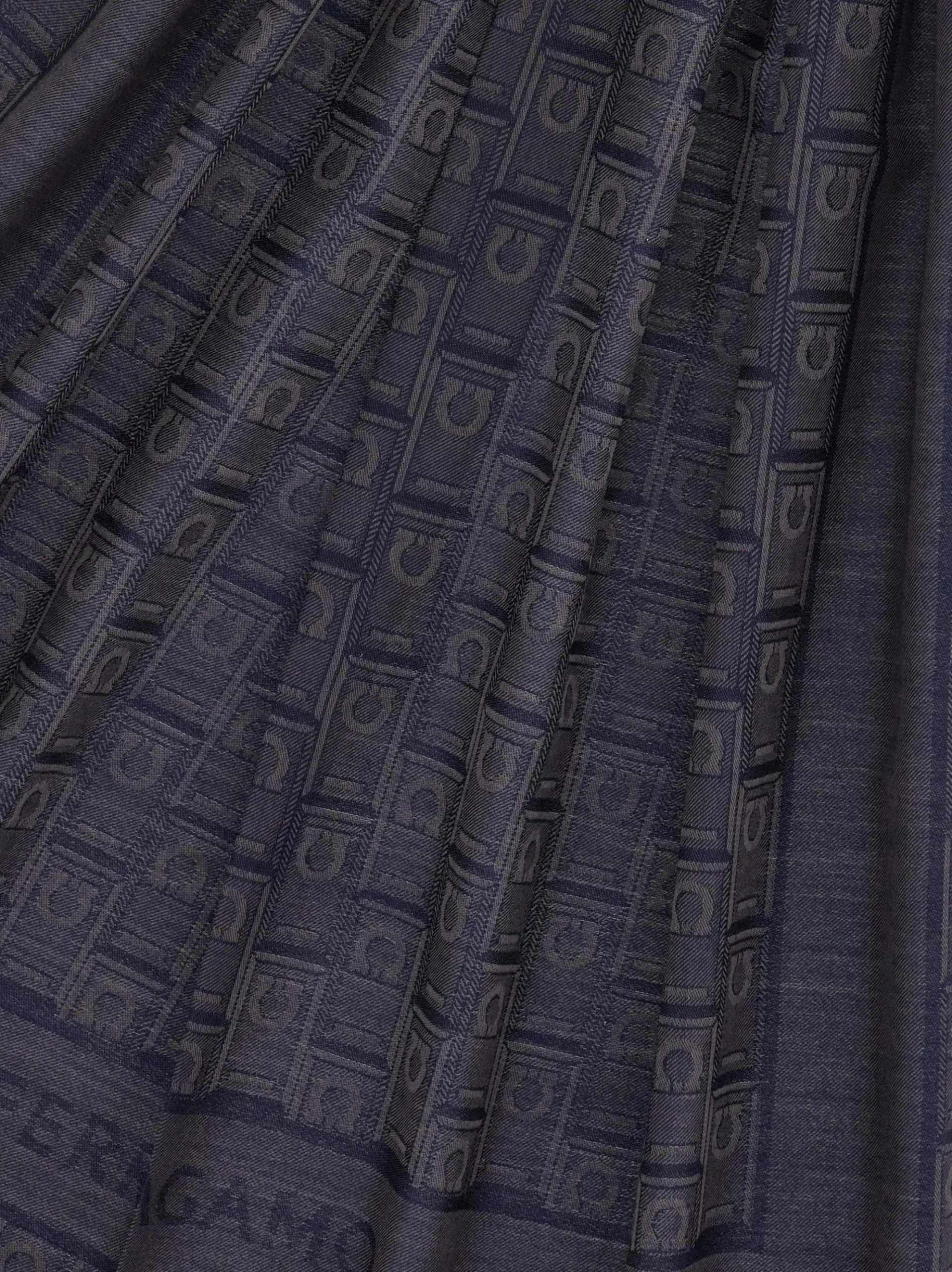 Gancini Monogram jacquard stole - Men