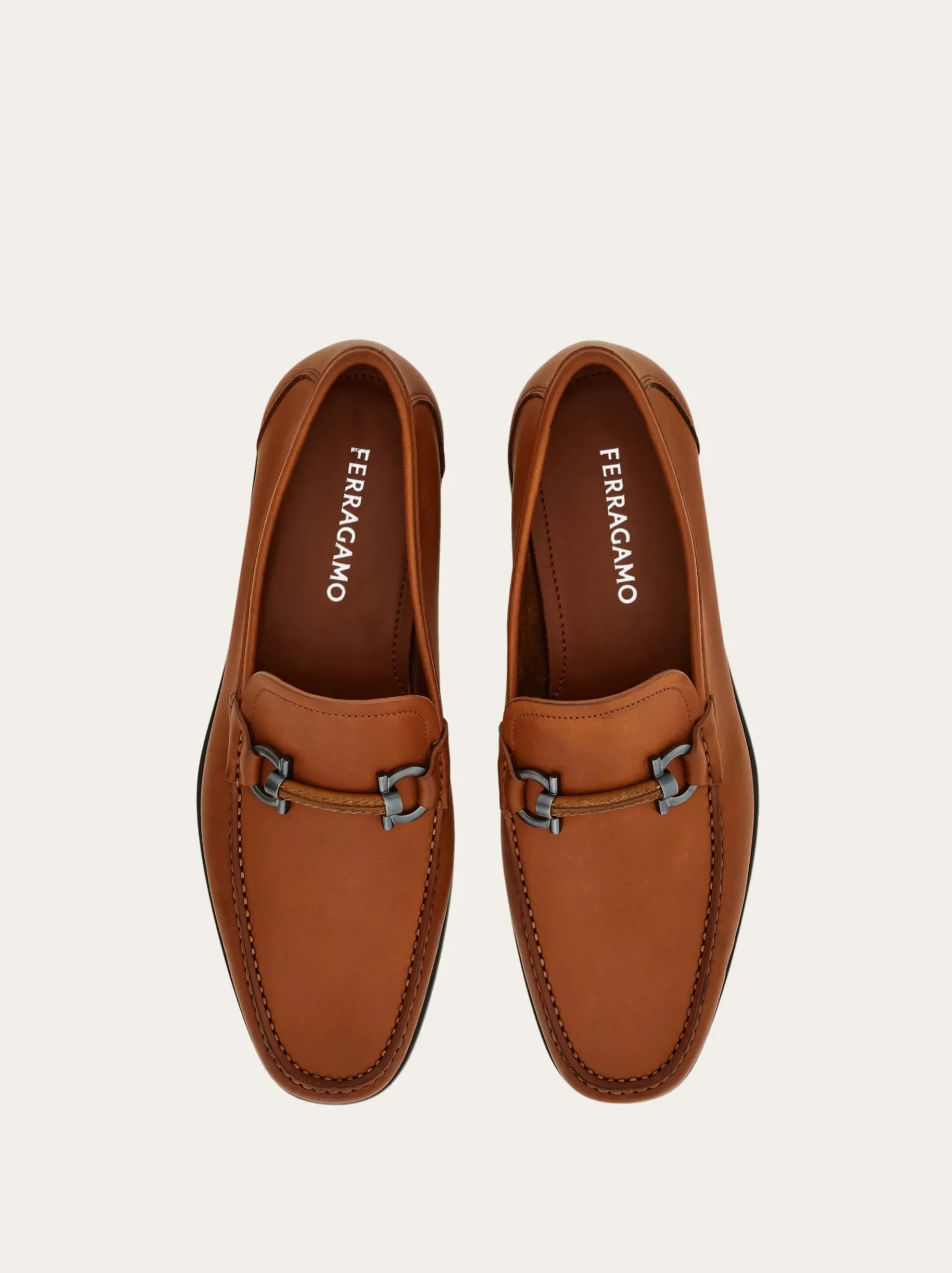 Gancini ornament loafer - Men