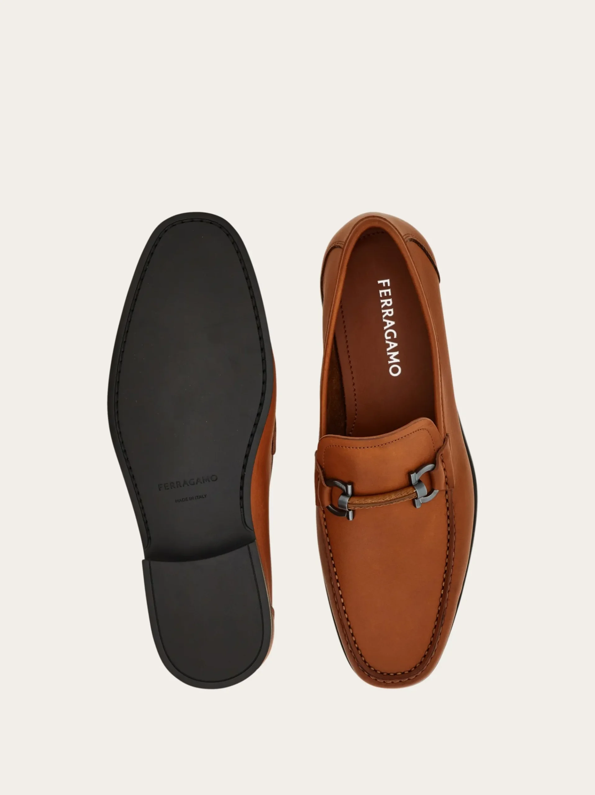 Gancini ornament loafer - Men