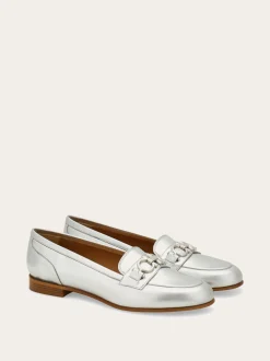 Gancini ornament moccasin - Women