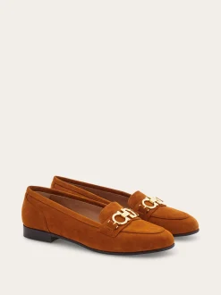 Gancini ornament moccasin - Women