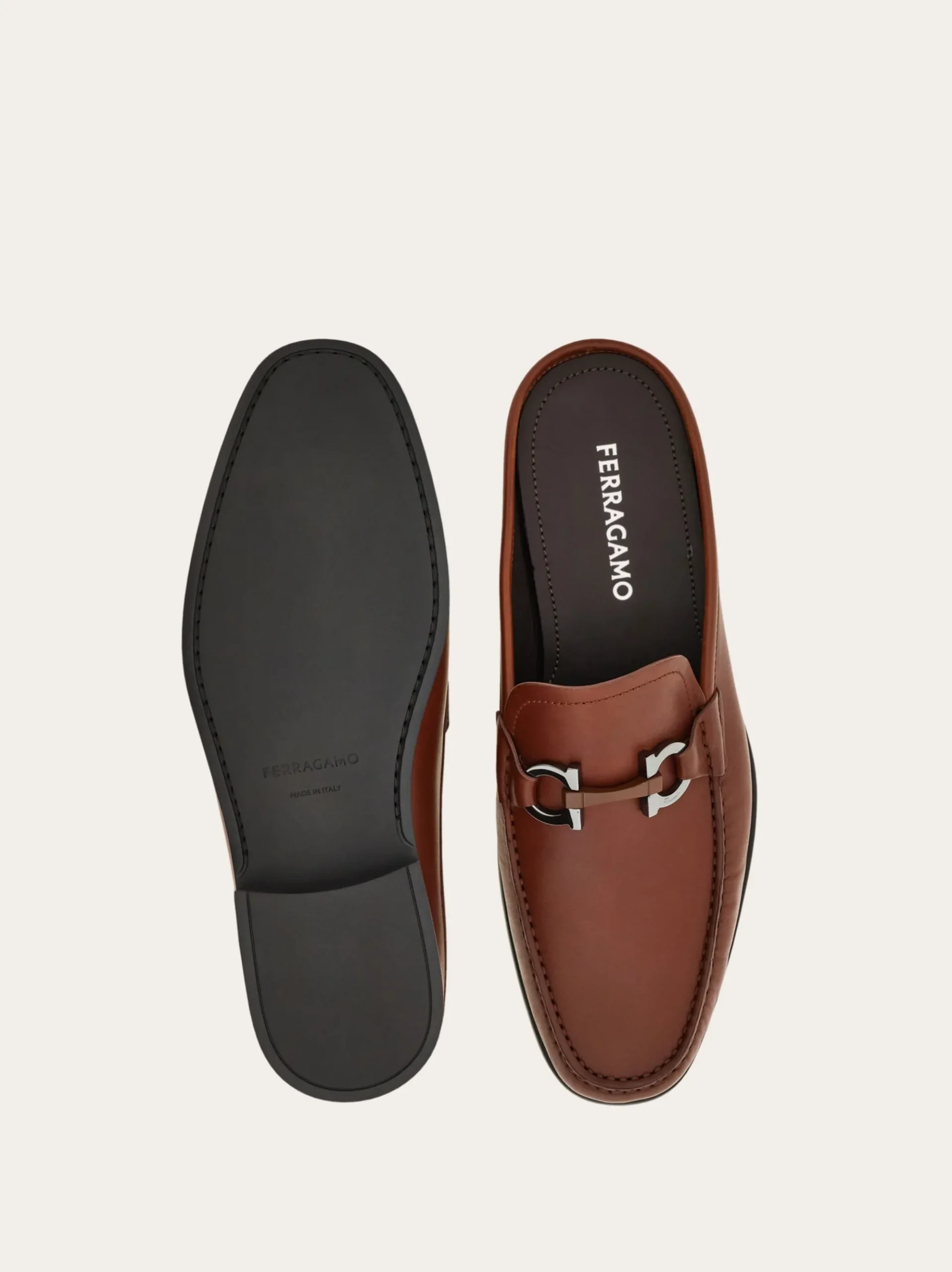 Gancini ornament mule - Men