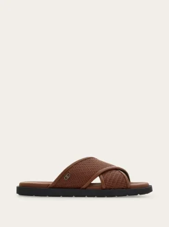 Gancini ornament sandal - Men