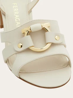 Gancini ornament sandal - Women