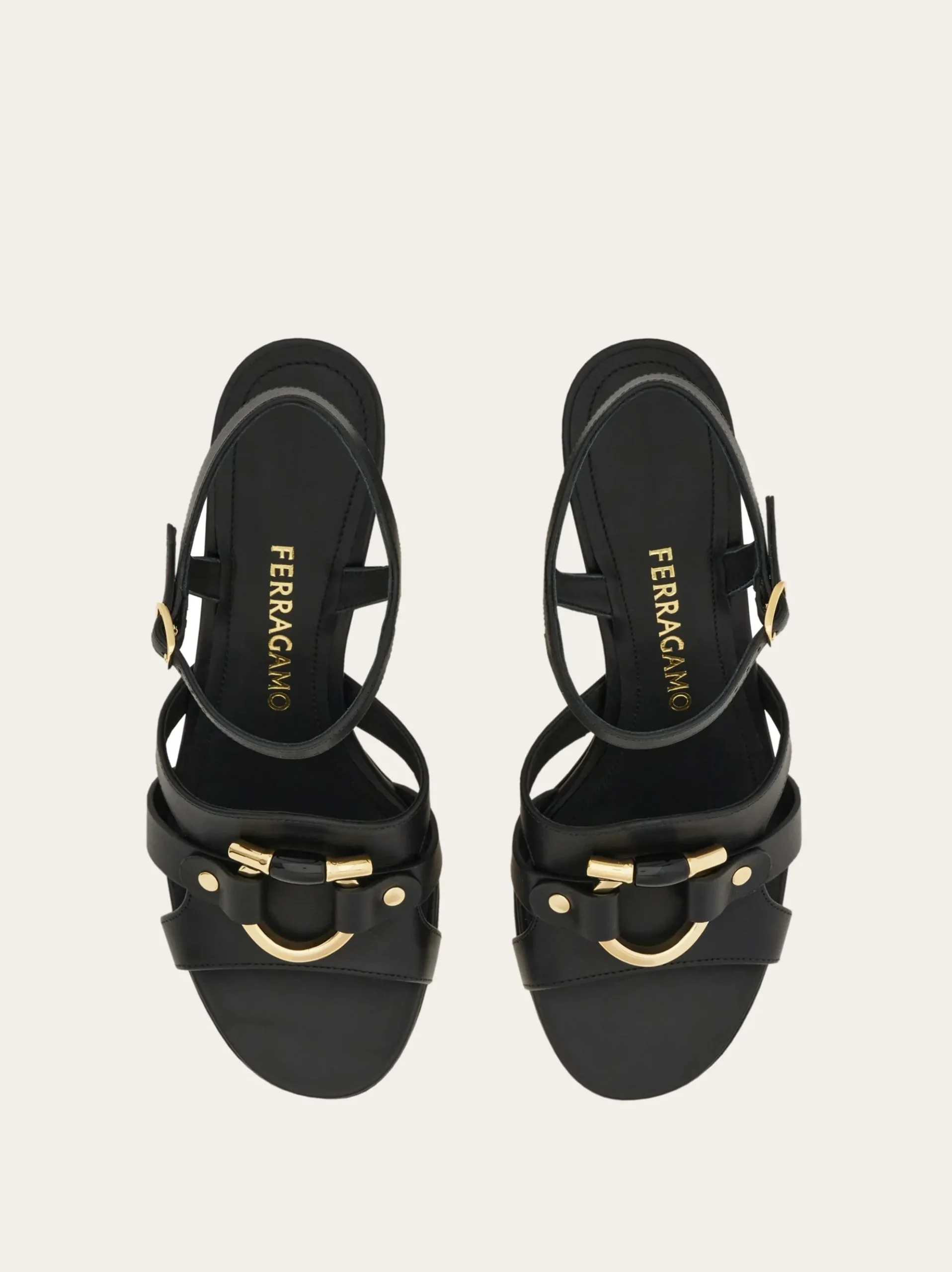 Gancini ornament sandal - Women