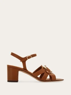 Gancini ornament sandal - Women