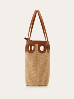 Gancini outline tote bag (L) - Women