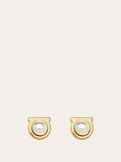 Gancini pearls earrings - Women