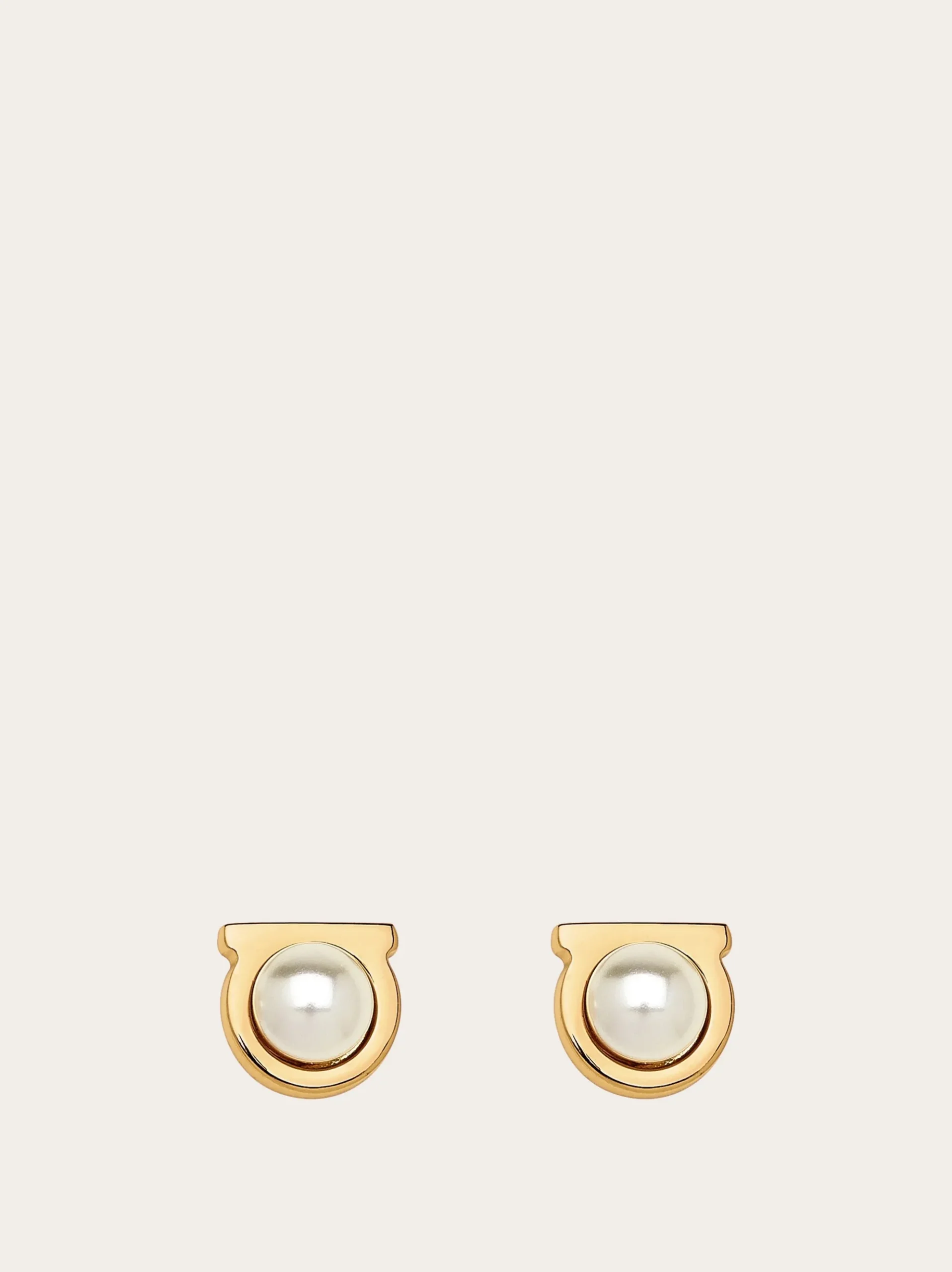 Gancini pearls earrings - Women
