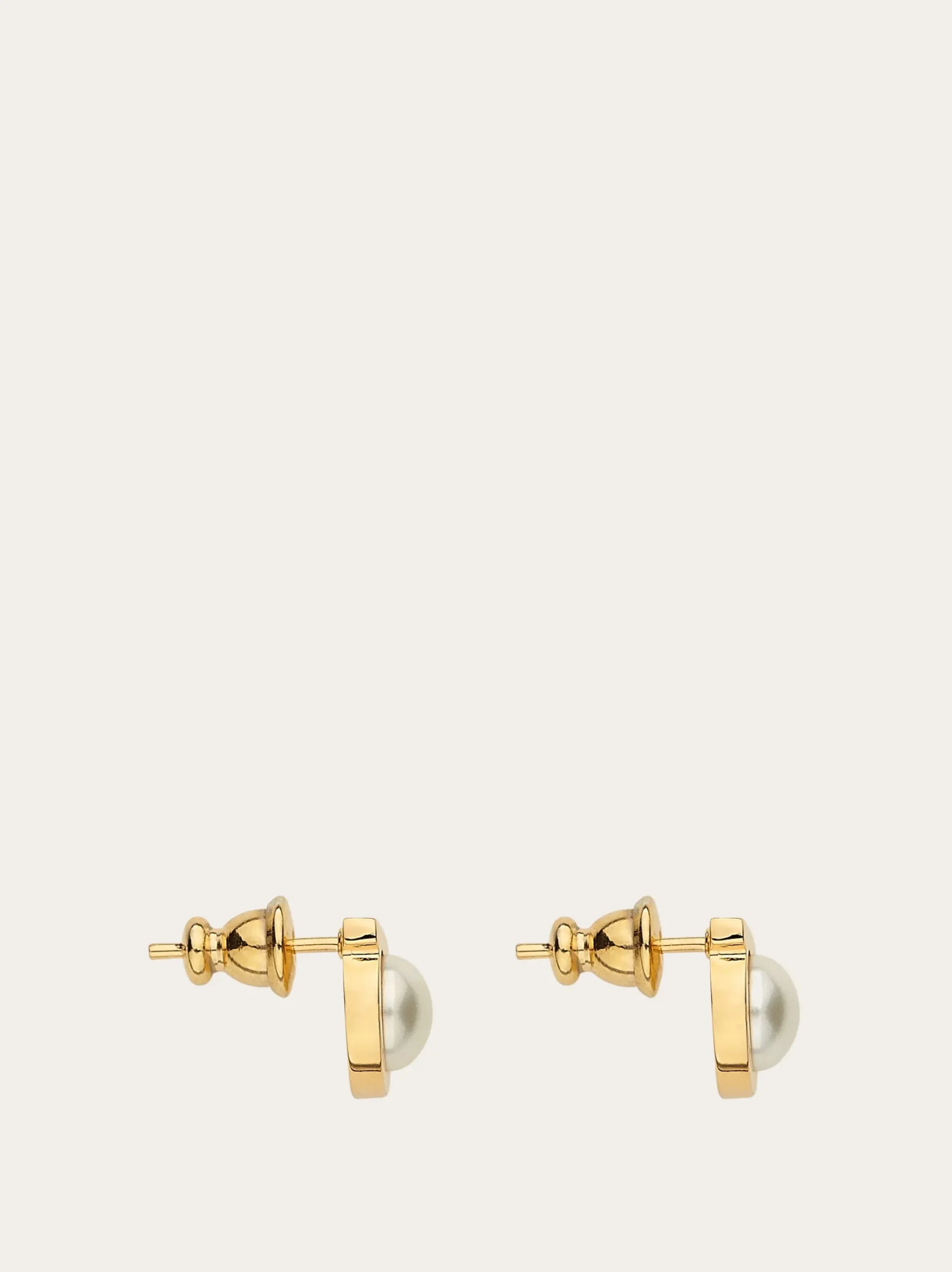 Gancini pearls earrings - Women