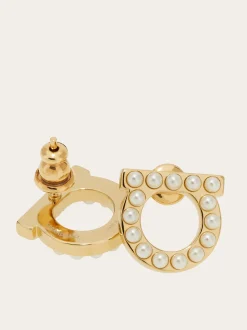 Gancini pearls earrings - Women