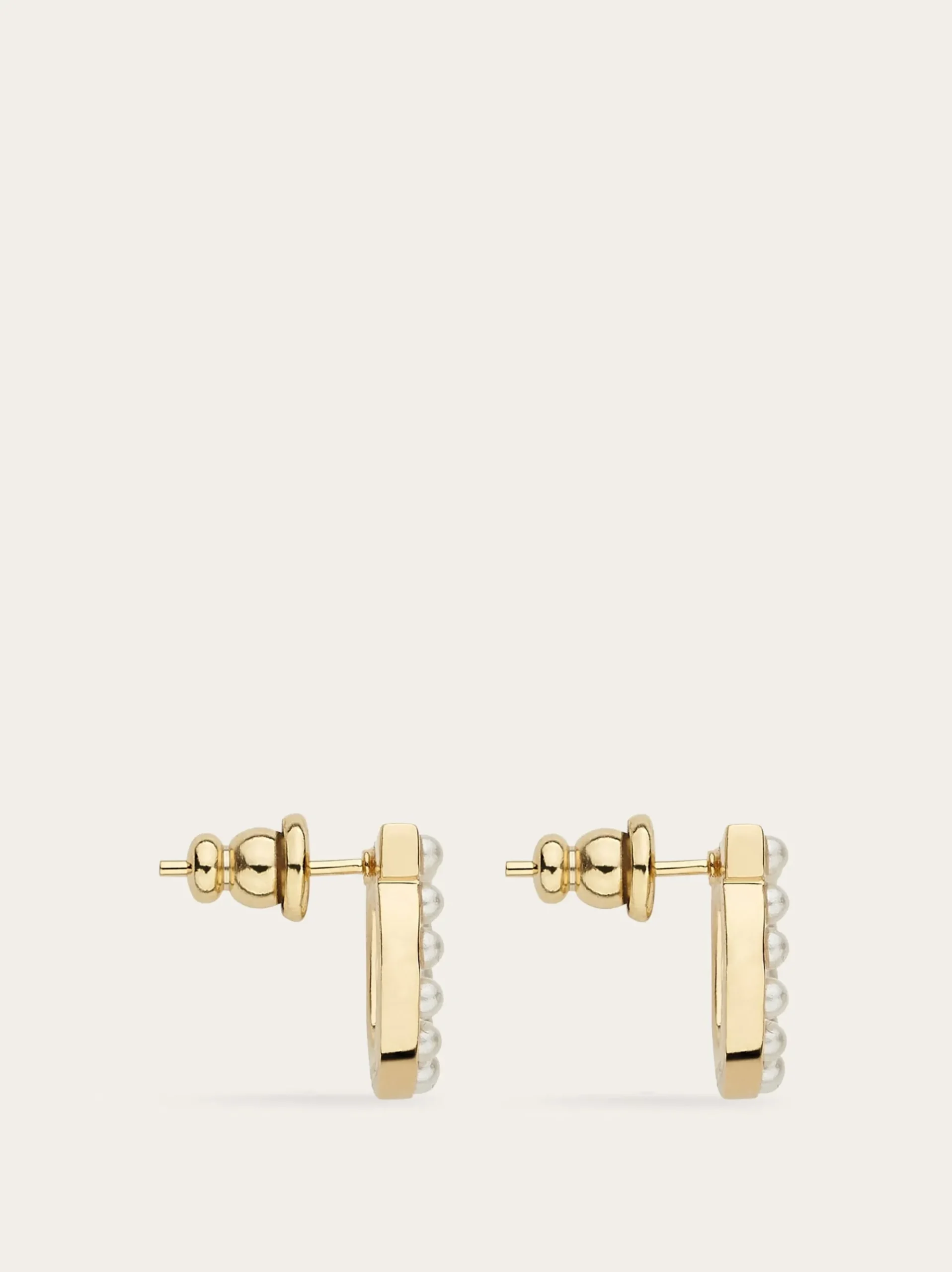 Gancini pearls earrings - Women