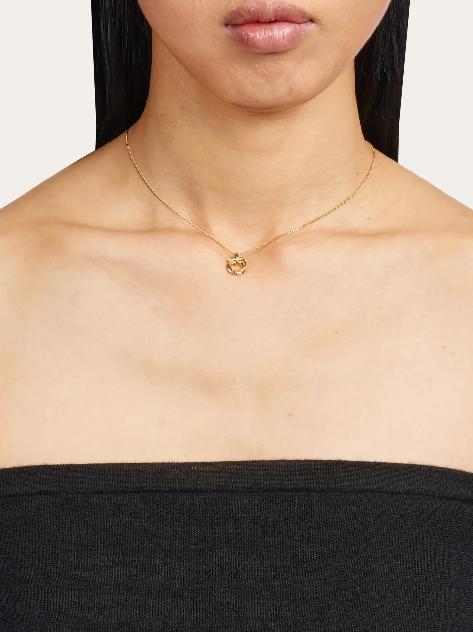 Gancini pendant necklace - Women