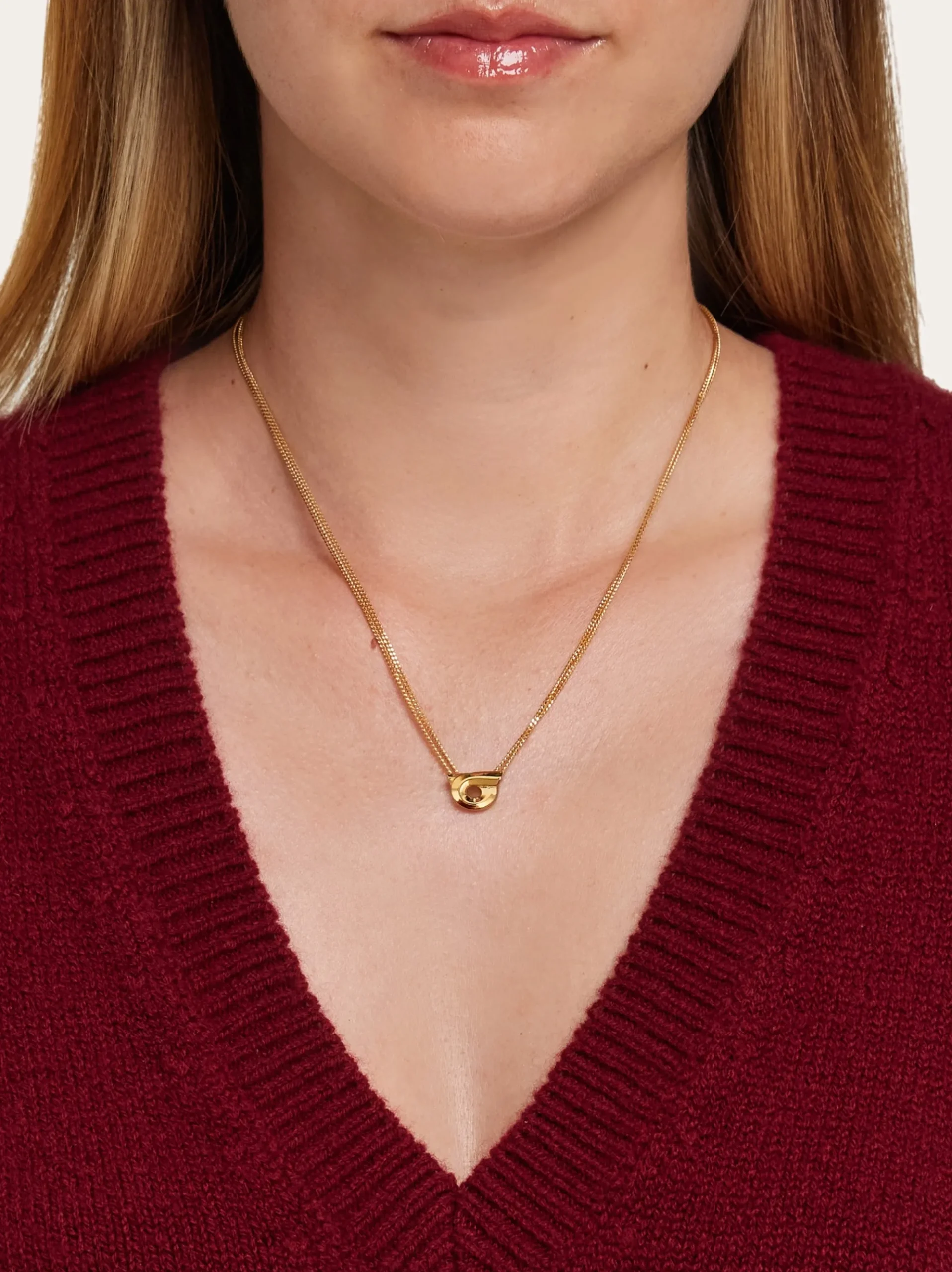 Gancini pendant necklace - Women