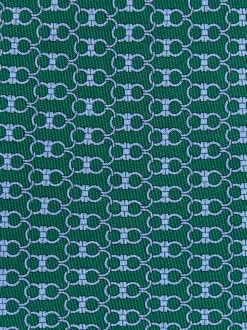Gancini print silk tie - Men