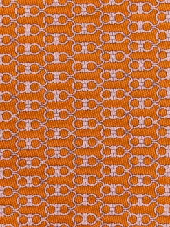 Gancini print silk tie - Men