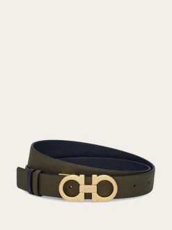 Gancini reversible and adjustable belt - Women