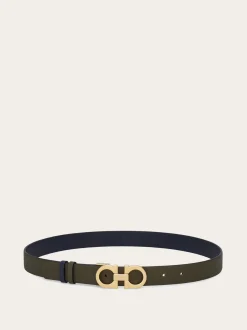 Gancini reversible and adjustable belt - Women