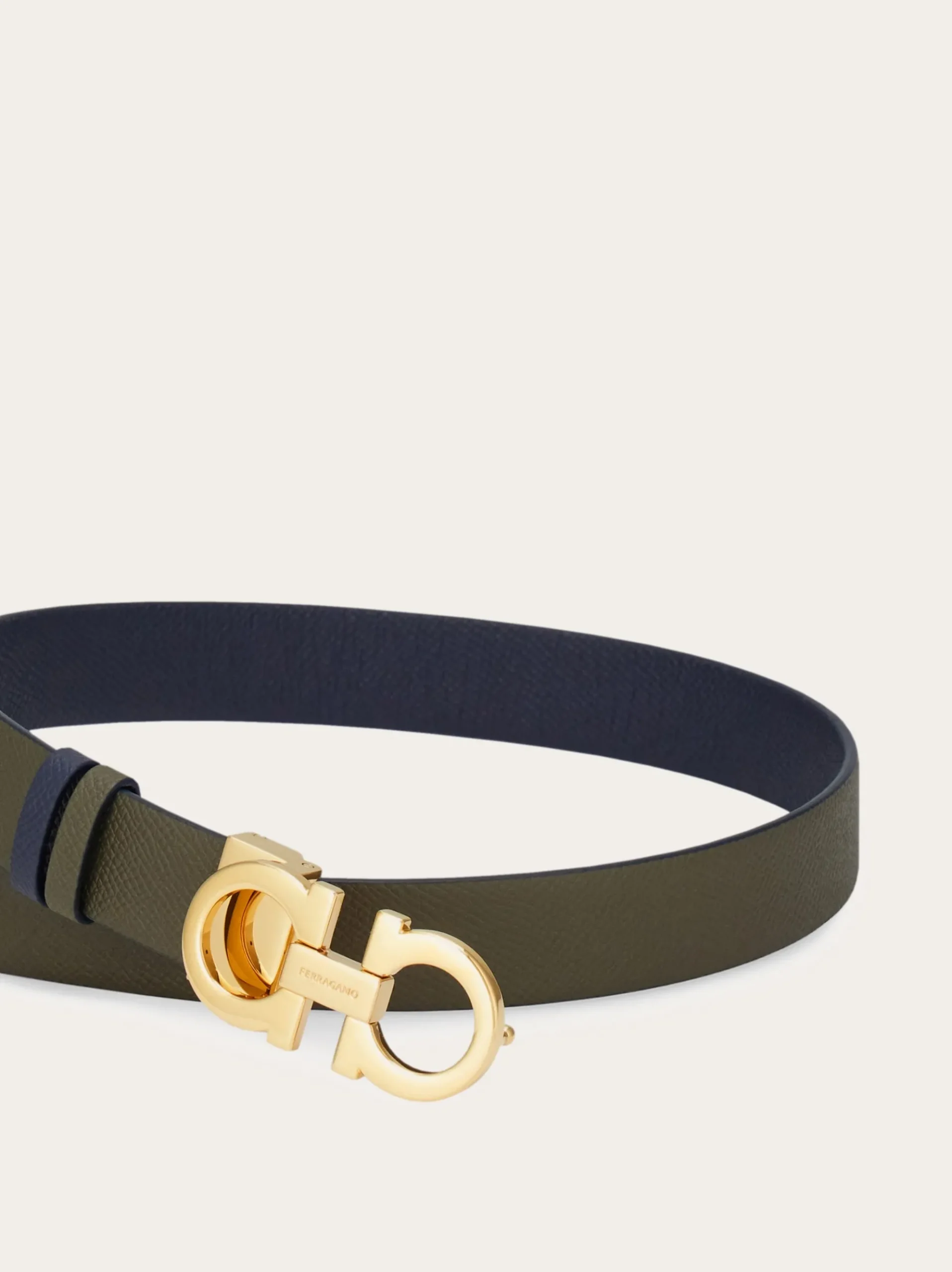 Gancini reversible and adjustable belt - Women