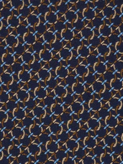 Gancini silk jacquard tie - Men