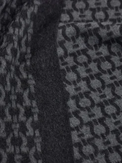 Gancini silk scarf - Men